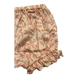 Wedoble Culotte Tinta Unita Con Stampe Rosa Per Neonata