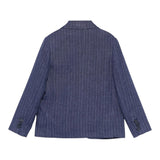 Fay Giacca Tinta Unita con Fantasia A Righe per Neonato FW2Q04N BLU FAY 