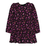 LIU JO abito manica lunga tinta unita stampa fantasia Nero per Bambina GF3220 NERO LIU JO 