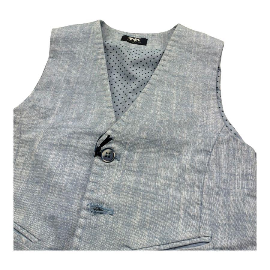 Manuel & Frank Gilet Tinta Unita per Bambino MF5157B AZZURRO MANUEL & FRANK 