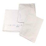 LE BEBE' set 3 pezzi lenzuola tinta unita cn ricami Bianco per Neonato LBB5070 BIANCO LE BEBE' 