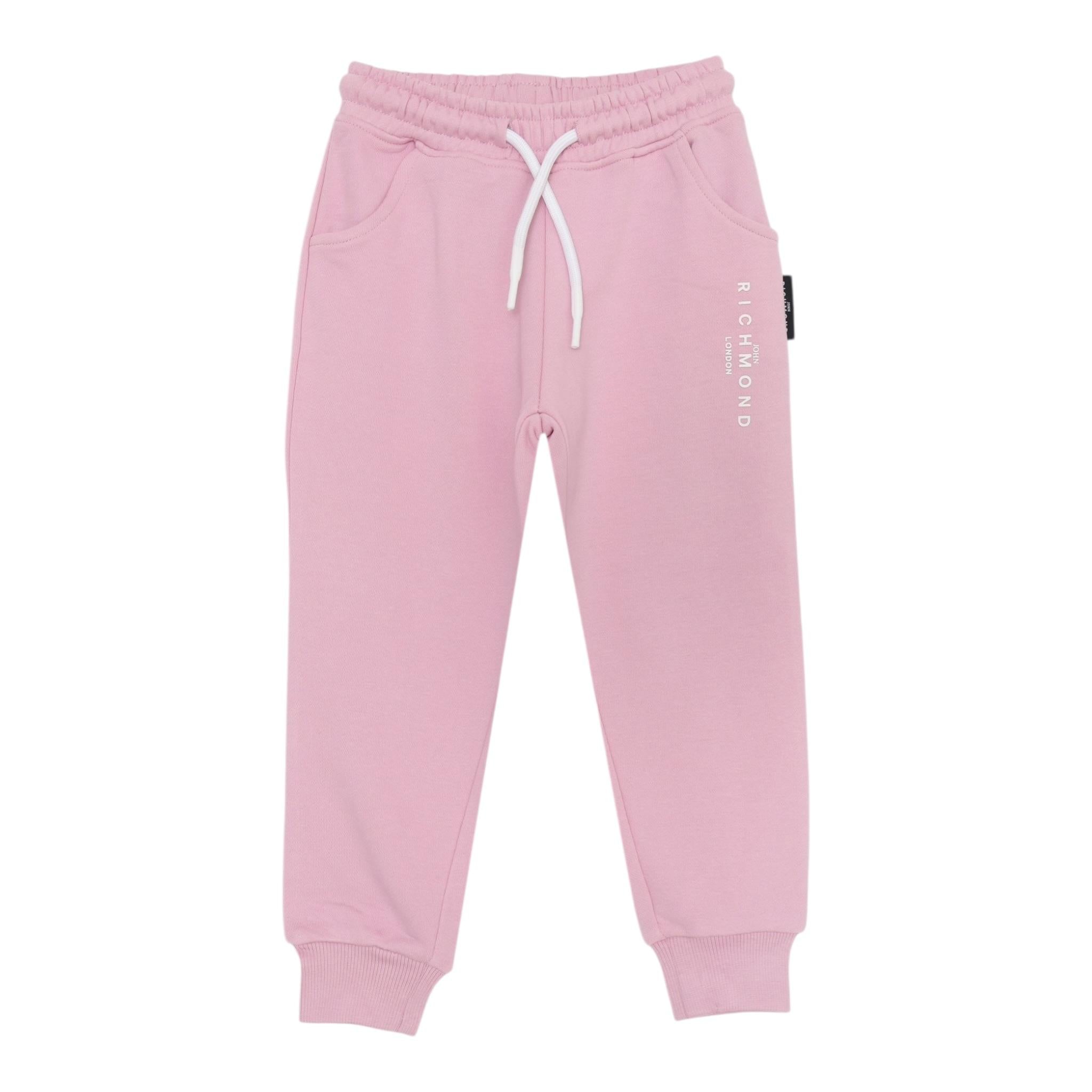 John Richmond Pantalone Tuta Tinta Unita per Bambina RIP25004PA ROSA JOHN RICHMOND 
