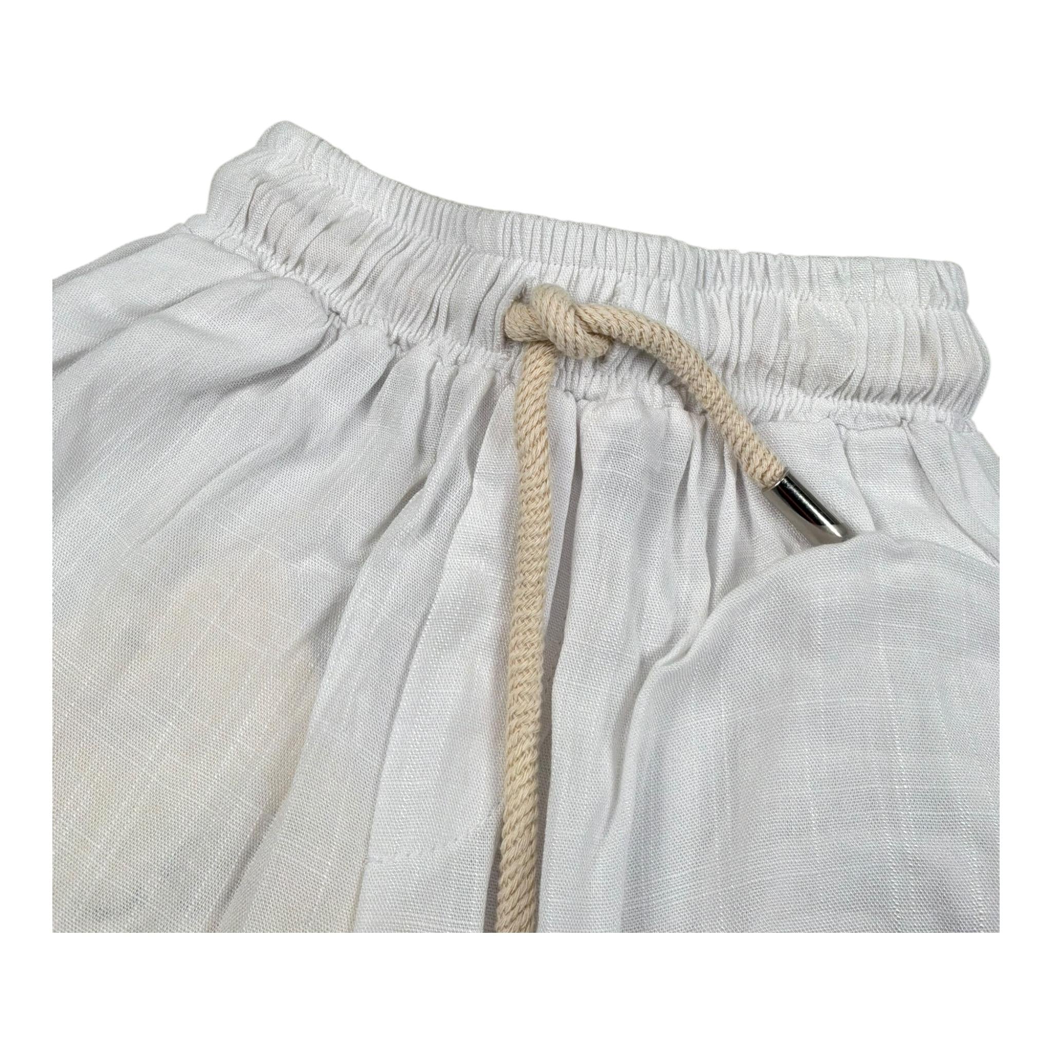 Louis Dieudonne' Pantalone Tinta Unita con Elastico In Vita per Neonato LDP01N PANNA LOUIS DIEUDONNE' 