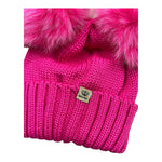 REGINA   cappello tinta unita con pon pon Fuxia per Bambina 30100 FUXIA REGINA 