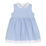 Il Gufo Abito Giromanica Fantasia A Righe per Neonata P24VA321C1080N AZZURRO IL GUFO 