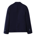 Sarabanda Giacca Tinta Unita con Bottoni per Bambino 0B665 BLU SARABANDA 