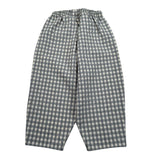Teddy E Minou Pantalone Tinta Unita con Fantasia A Quadri per Bambina E25PT016C3159 VERDE TEDDY E MINOU 