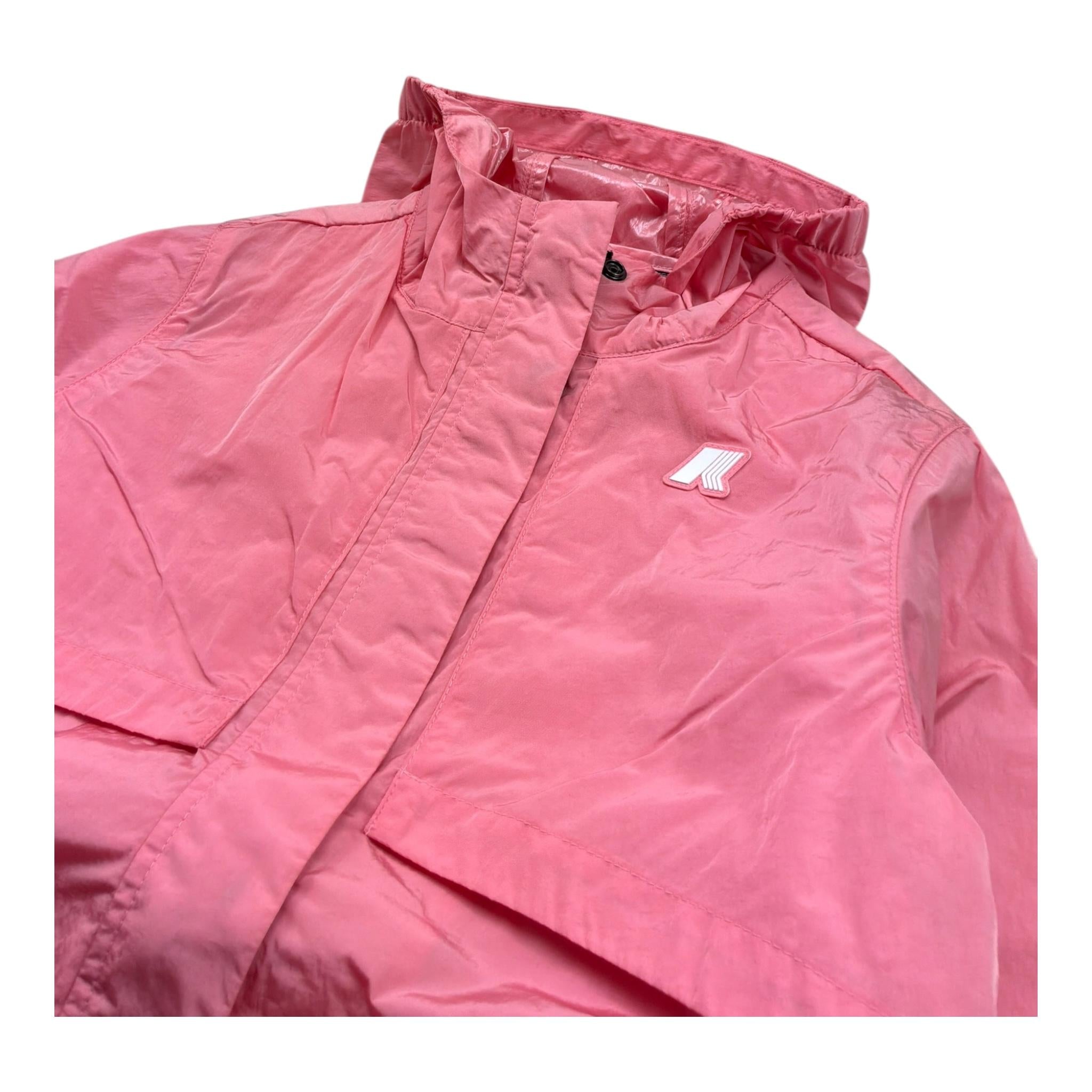 K-Way Giubbino Tinta Unita con Zip per Bambina K7136VW ROSA K-WAY 