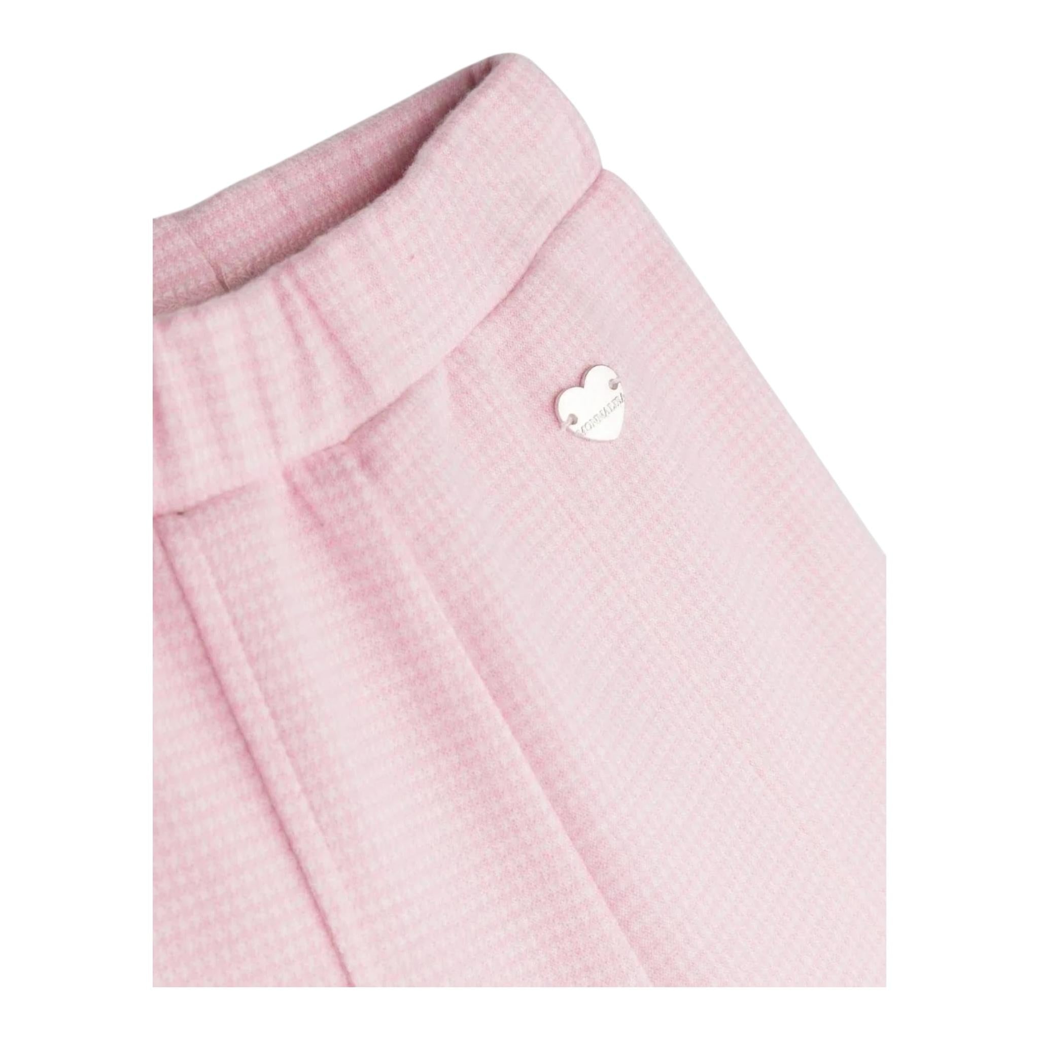 MONNALISA pantalone tinta unita con elastico in vita Rosa per Bambina 37B400 ROSA MONNALISA 