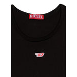 Diesel Canotta tinta unita con Logo Nero per Bambina J02238XX NERO DIESEL 