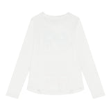 GUESS shirt girocollo tinta unita con stampa Bianco per Neonata K4YI06KAPO0 BIANCO GUESS 