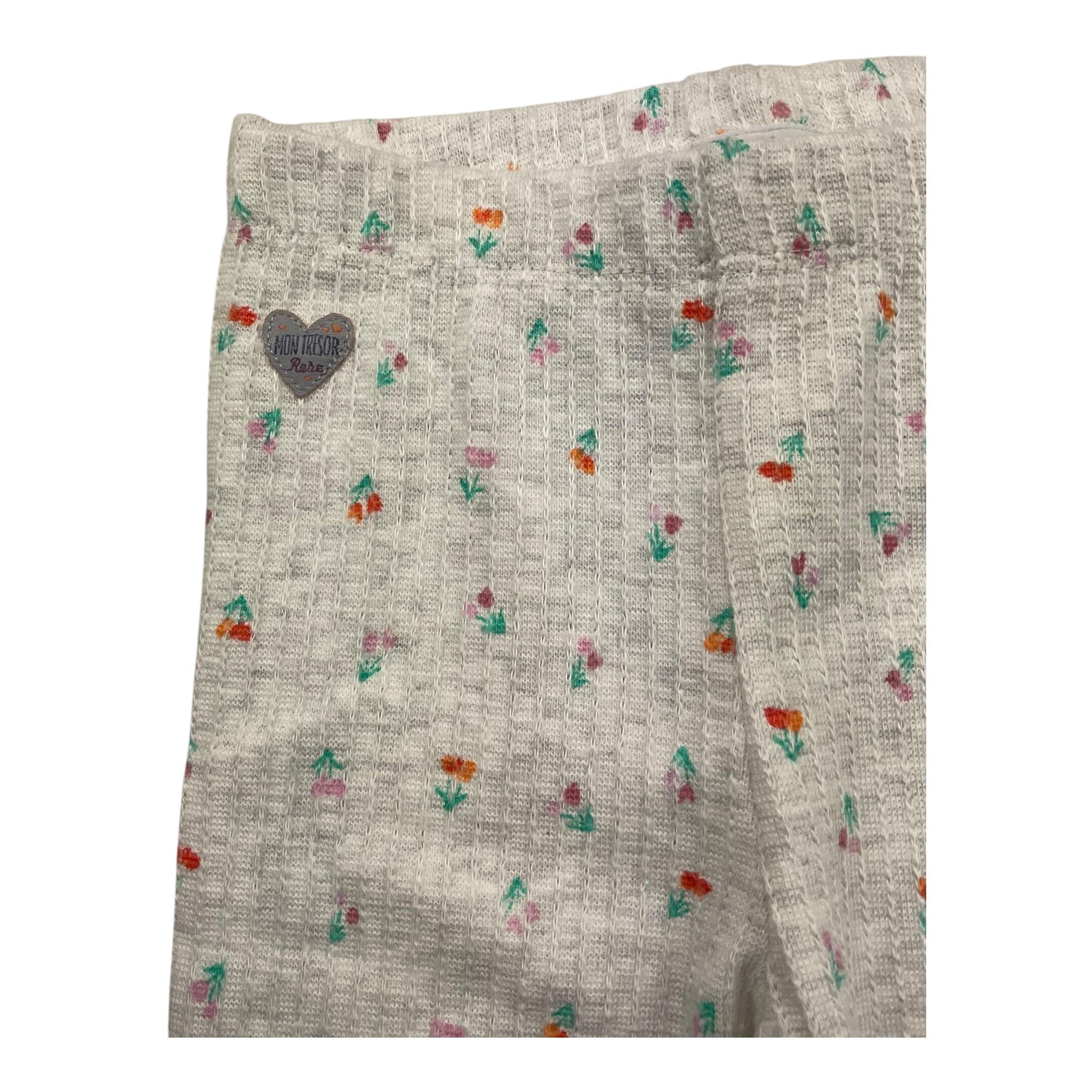 YATSI BABY leggins tinta unita con stampa Panna per Neonata 24444560 PANNA YATSI BABY 