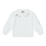 Guess Cardigan Tinta Unita con Paillettes per Neonata K5RR03Z3820 BIANCO GUESS 