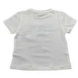 M+E' T-Shirt Girocollo tinta unita con Stampa Bianco per Neonata UE1862X BIANCO M+E' 
