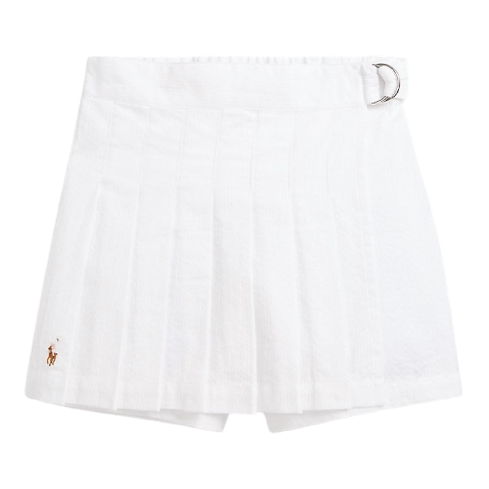 Ralph Lauren gonna Tinta Unita con Ricamo per Bambina 312964249001 BIANCO RALPH LAUREN 