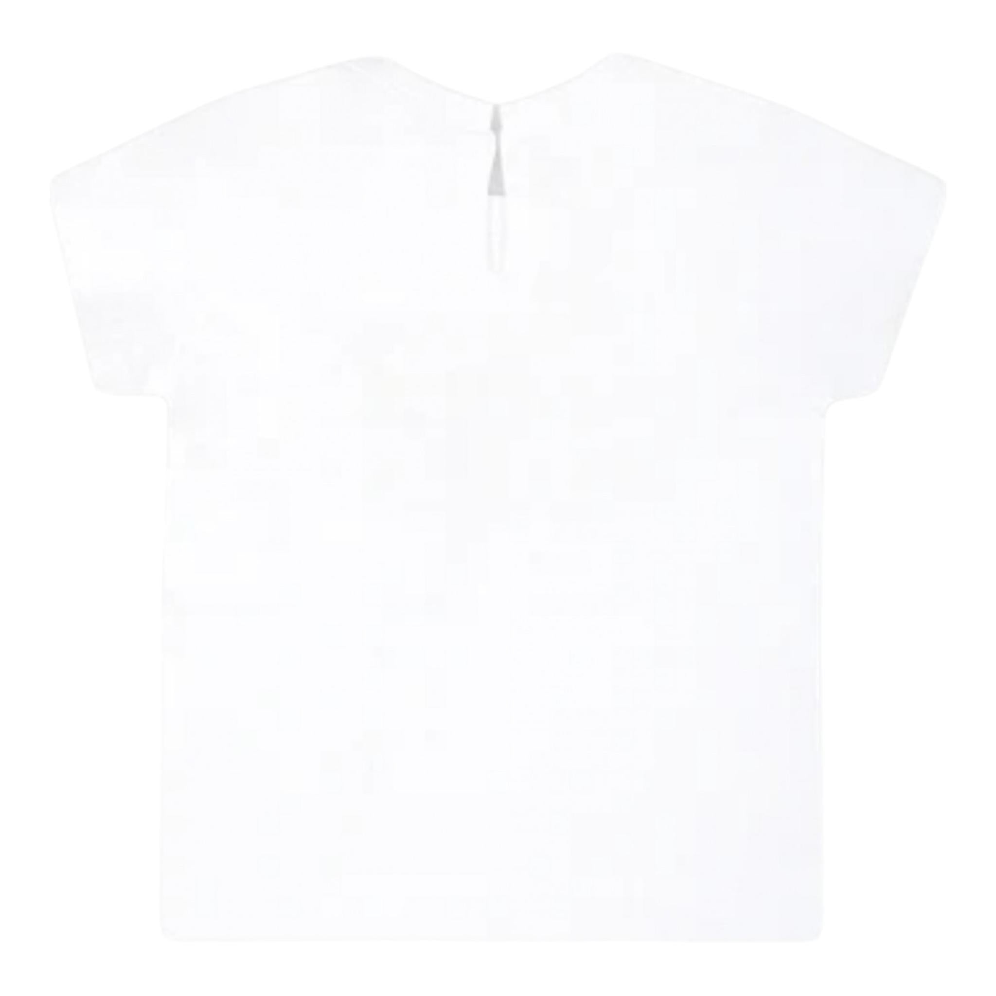 Monnalisa T-Shirt Tinta Unita Girocollo con Stampa Rapunzel per Bambina 39C615 BIANCO MONNALISA 