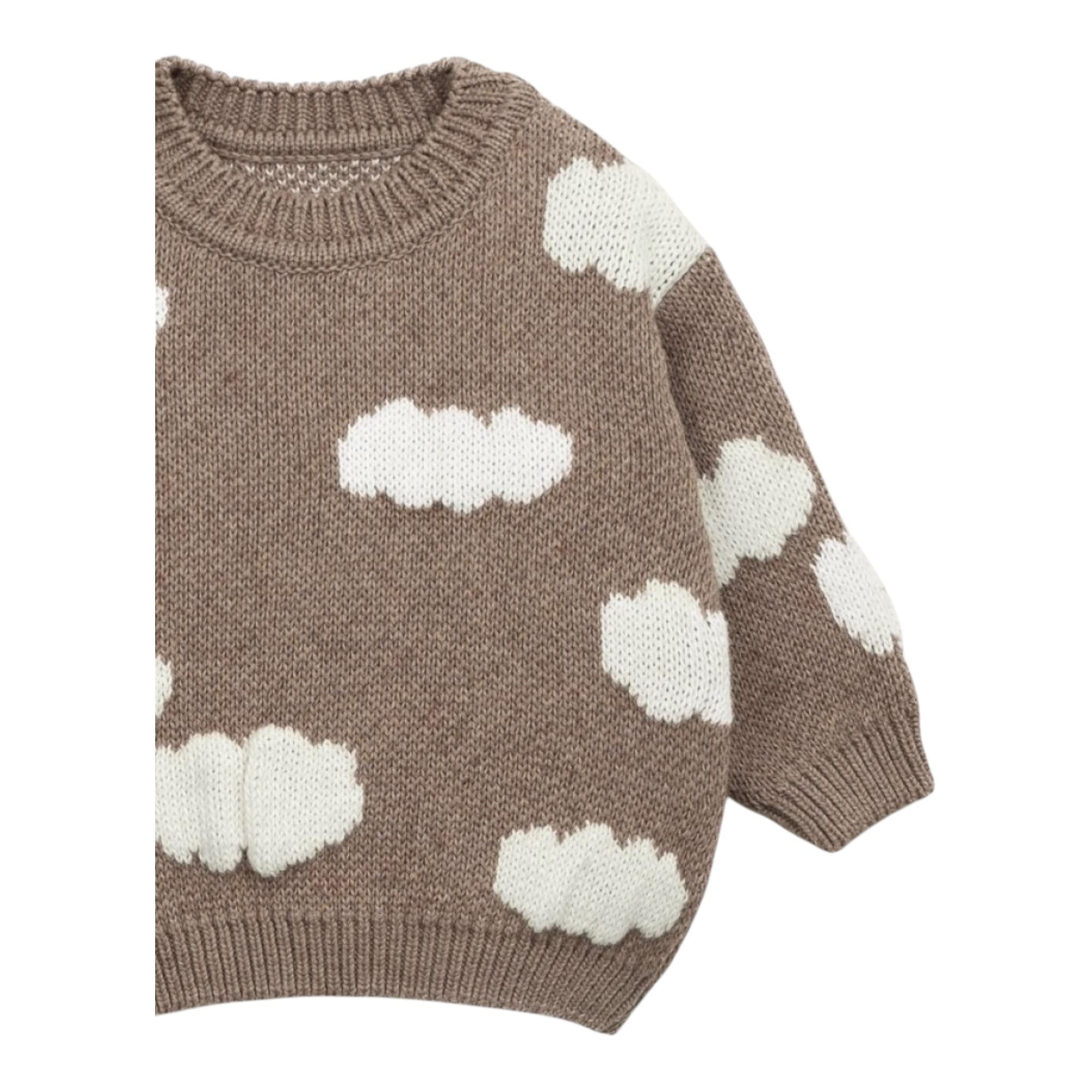 PLAY UP maglia girocollo tinta unita con stampa Marrone per Neonata PA022AP11354 MARRONE PLAY UP 