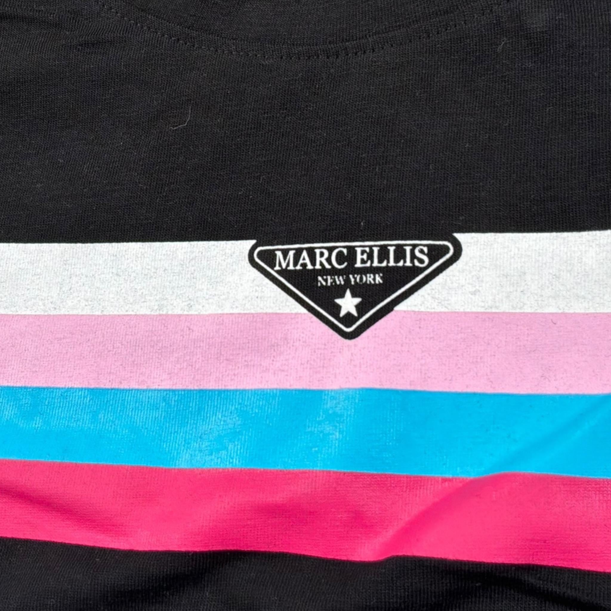 Marc Ellis Completo 2 Pezzi Top-Short Tinta Unita con Stampa per Bambina JMJCM01200 NERO MARC ELLIS 