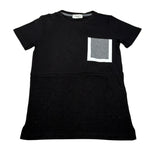 Paolo Pecora T-Shirt tinta unita con Taschino Nero per Bambino PP2260 NERO PAOLO PECORA 