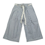 Zhoe & Tobiah Pantalone Modello Palazzo Fantasia A Righe per Neonata STS2FN BIANCO/BLU ZHOE & TOBIAH 
