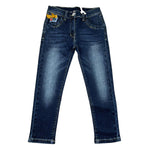 Monnalisa Jeans Tinta Unita con Girvita Regolabile per Bambina 194407R7 BLU MONNALISA 