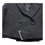 FUN & FUN giacca tinta unita con cinturino Nero per Bambina FJJK00425 NERO FUN & FUN 