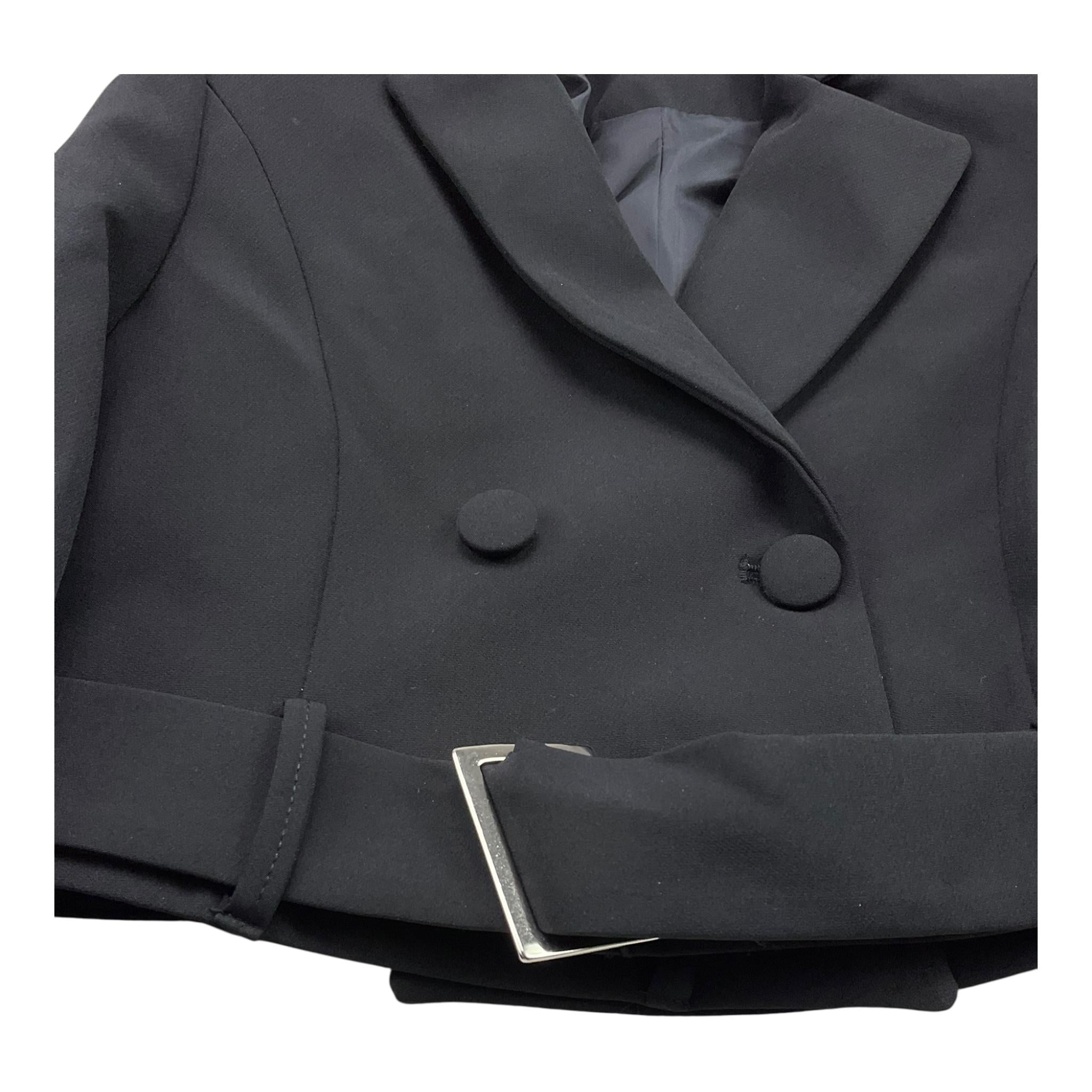 FUN & FUN giacca tinta unita con cinturino Nero per Bambina FJJK00425 NERO FUN & FUN 