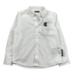 Just Cavalli Camicia Manica Lunga Tinta Unita con Ricamo Logo per Neonato JIP26066CA BIANCO JUST CAVALLI 