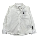 Just Cavalli Camicia Manica Lunga Tinta Unita con Ricamo Logo per Neonato JIP26066CA BIANCO JUST CAVALLI 