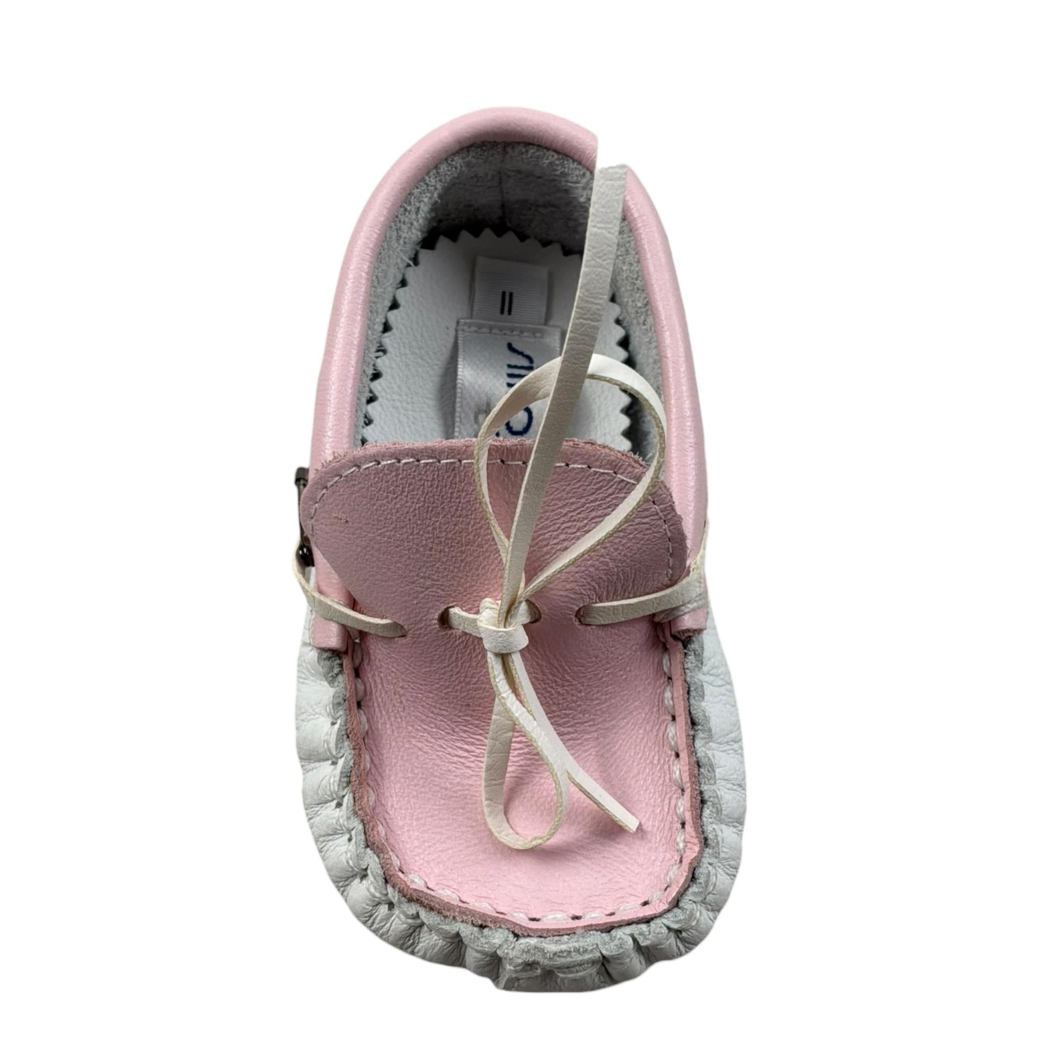 Simonetta Mocassino Tinta Unita per Neonata MCSRN ROSA SIMONETTA 