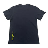 Refrigiwear T-Shirt Girocollo Tinta Unita Con Stampa  Nero Per Bambino