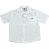 Paolo Pecora Camicia Mezza Manica Tinta Unita per Bambino PP4302 BIANCO PAOLO PECORA 