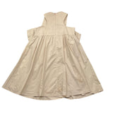 Vicolo Abito Tinta Unita Giromanica Con Fiocco Beige Per Neonata