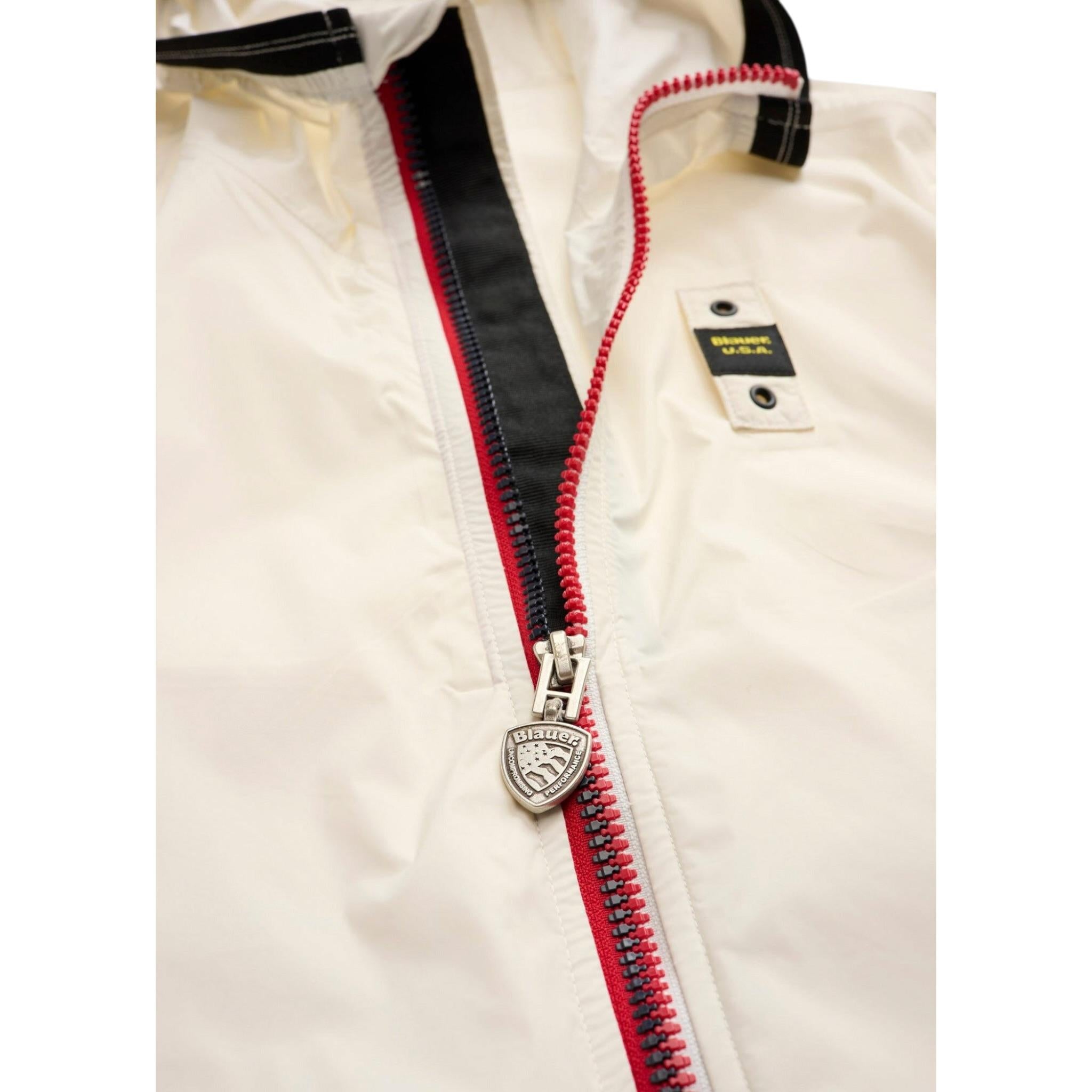 Blauer Giubbino Tinta Unita con Cappuccio per Bambino 25SBLKC11440X BIANCO BLAUER 