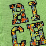 John Richmond Polo Mezza Manica Tinta Unita con Stampa per Neonato RIP25057PO VERDE JOHN RICHMOND 