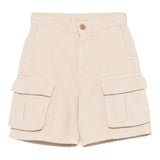 Dou Dou Short Tinta Unita con Girovita Regolabile per Bambina DW6Q89X BEIGE DOU DOU 