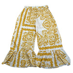 Dixie Pantalone Modello Palazzo tinta unita con Stampe Panna per Bambina RS09274G50 PANNA DIXIE 