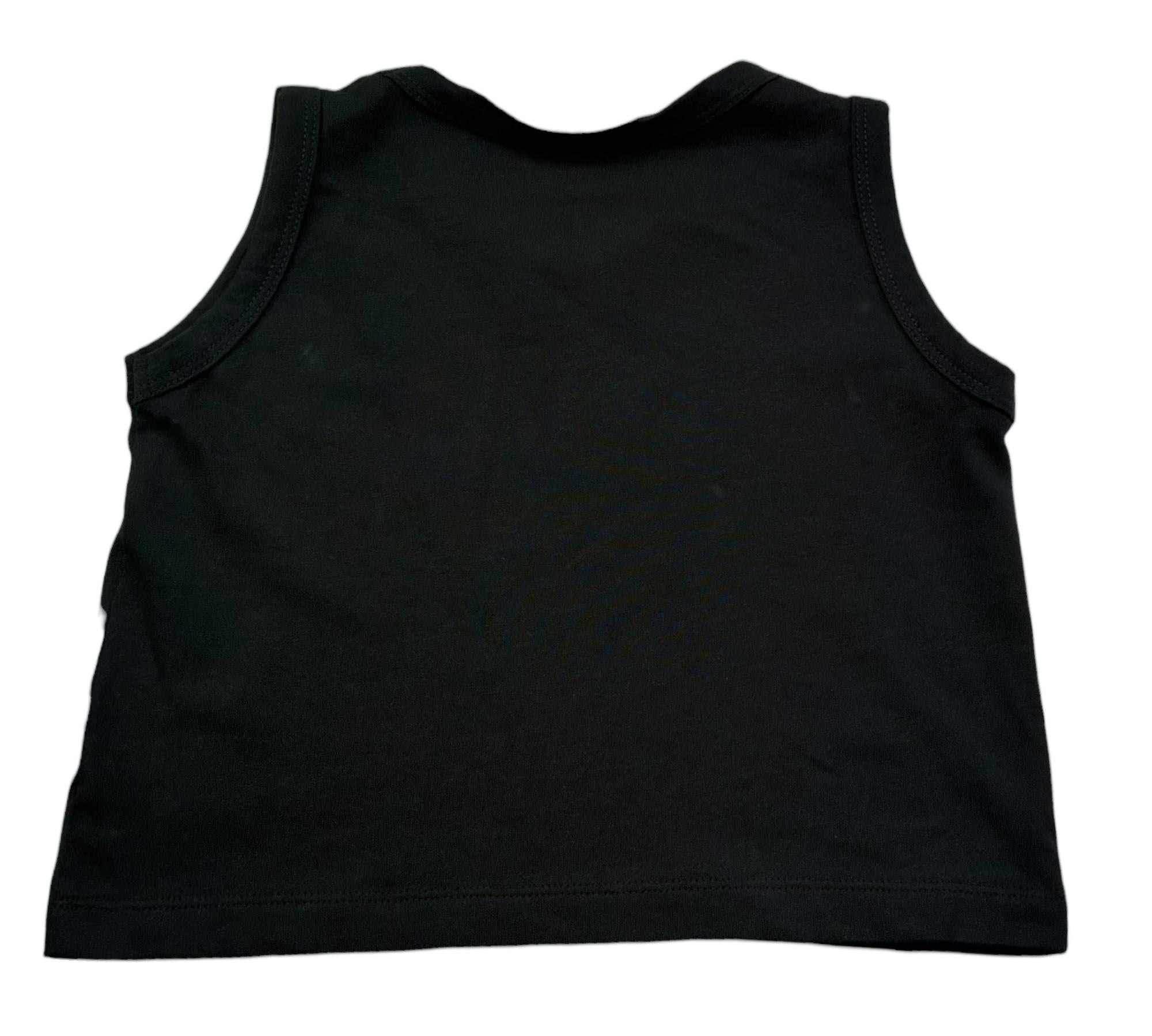 John Richmond Completo 2 Pezzi Canotta-Short Tinta Unita per Bambina RGP26064CJ NERO JOHN RICHMOND 