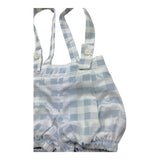 Manuel & Frank Salopette Bicolore con Fantasia A Righe per Neonato MF2271I BIANCO/AZZURRO MANUEL & FRANK 