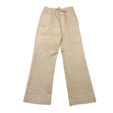 Paolo Pecora Pantalone Tinta Unita Con Elastico In Vita Beige Per Bambino