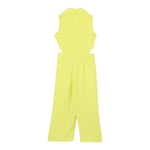 Twinset Tuta Tinta Unita Giromanica per Bambina 251GJ2QN4 GIALLO FLUO TWINSET 