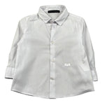 Daniele Alessandrini Camicia Manica Lunga Tinta Unita con Logo per Neonato 1295C00267 BIANCO DANIELE ALESSANDRINI 