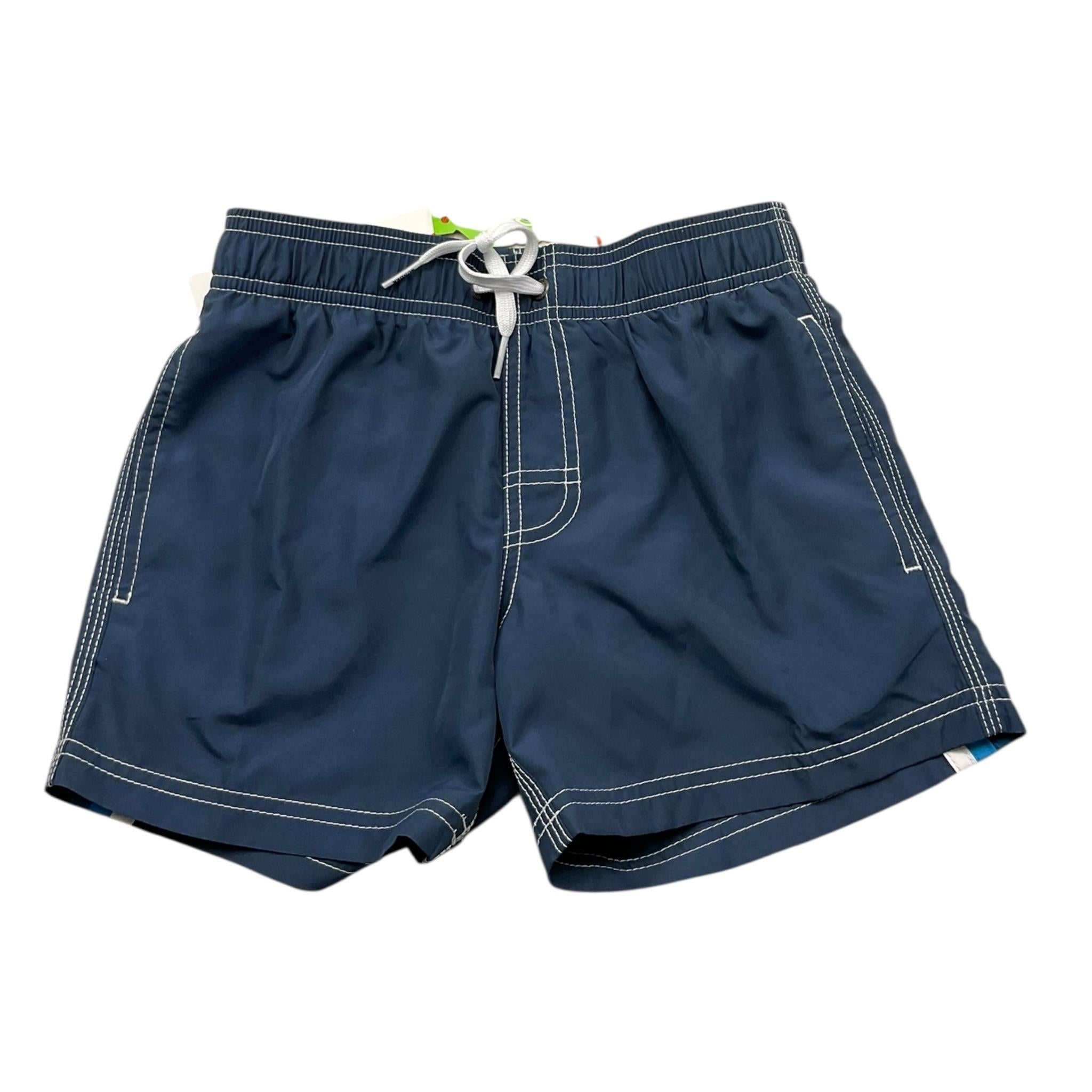 Sundek Costume Tinta Unita con Logo per Bambino B504BDRT300 BLU SUNDEK 