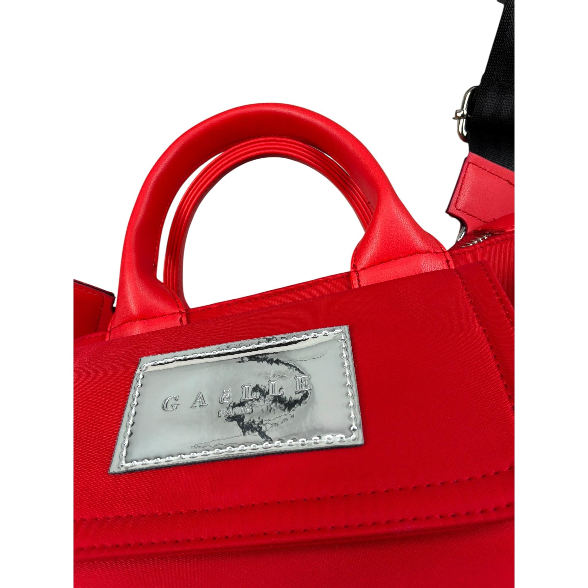 Gaelle Borsa tinta unita con Logo Rosso per Bambina 2746BP00543 ROSSO GAELLE 