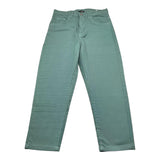 Never Too Jeans Tinta Unita Con Girovita Regolabile Verde Per Bambino