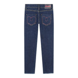 BillIEBLUSH jeans tinta unita con brillantini Blu per Bambina U20452 BLU BillIEBLUSH 