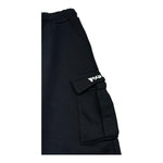 Disclaimer Pantalone Modello Tuta Tinta Unita con Logo per Bambino 25EDK58403 NERO DISCLAIMER 