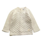 YATSI BABY completo maglia-ghettina tinta unita Panna per Neonata 24200160 PANNA YATSI BABY 