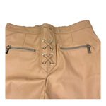 Elisabetta Franchi Pantalone In Ecopelle Tinta Unita per Bambina EFPA152 CAMMELLO ELISABETTA FRANCHI 