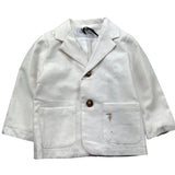 Trussardi Giacca Tinta Unita con Bottoni per Neonato TIP26054GC PANNA TRUSSARDI 